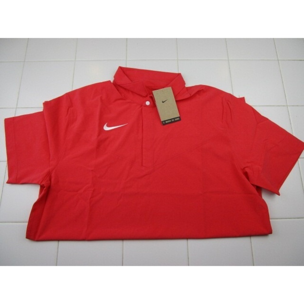 Nike Coaches Coral Polo Dri Fit Shirt Top Men's Large DJ5123-657